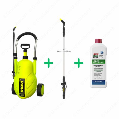 B015 Drucksprüher Profidachclean Spar Bundle mit 3m Lanze + Profidachclean