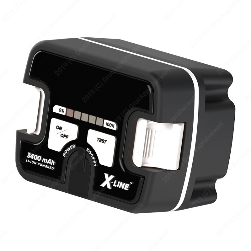 Li-ion Akku mit Controlpaneel für FX/VX- Alka Akku Drucksprüher