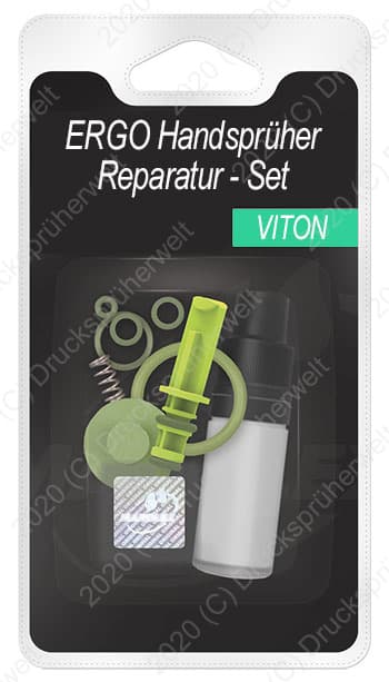 ERGO Handsprüher Reparatur-Set mit Viton-Dichtungen, Federn und Ersatzteilen für chemikalien- und säurebeständige Handsprühgeräte