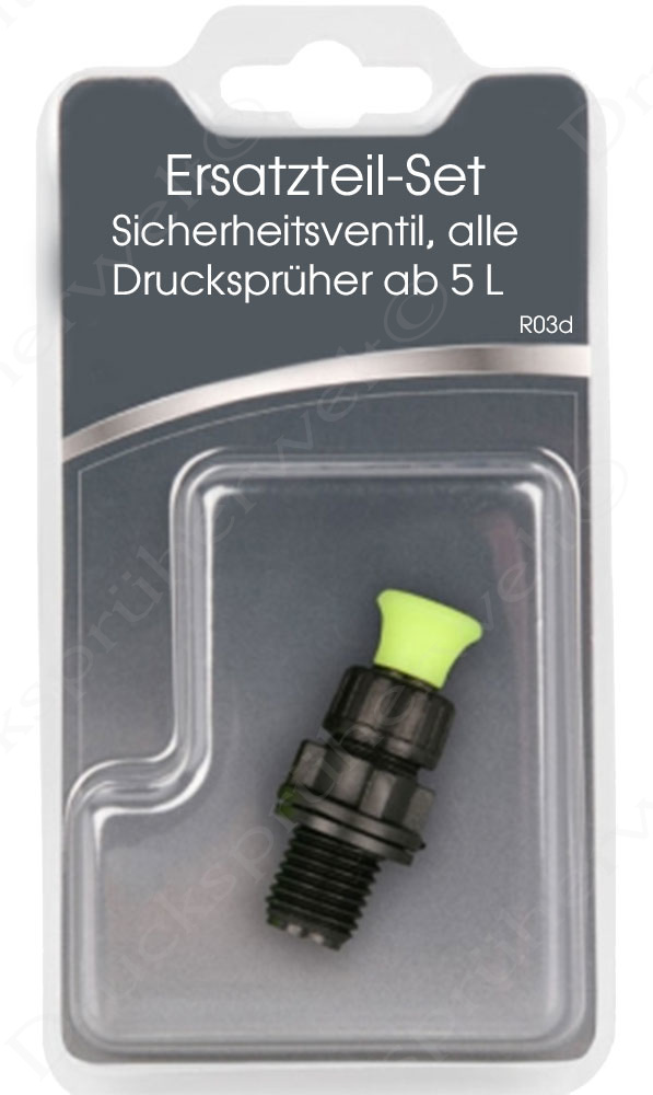 Sicherheitsventil für Drucksprüher NBR-Dichtung