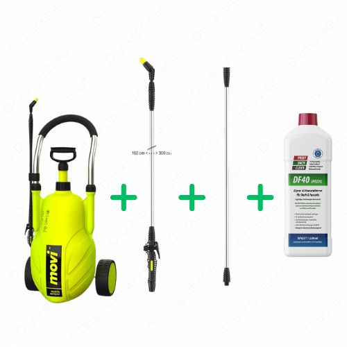 B029 Drucksprüher Profidachclean Spar Bundle mit 3m Lanze + 1x Lanzenverlängerung + Profidachclean