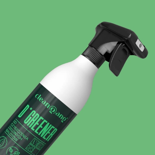 D Greener Algen- und Moosentferner Flasche – entfernt zuverlässig grünen Belag, Algen und Moos von Stein, Beton und Fassaden